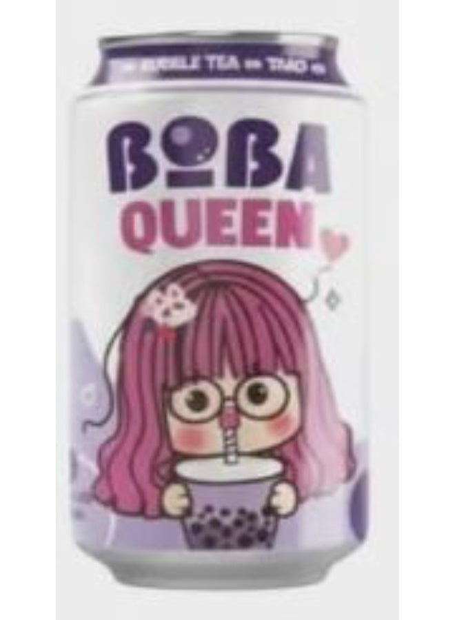 Boba Queen Bubble Milk Tea | Taro | Purple | 330 ml
